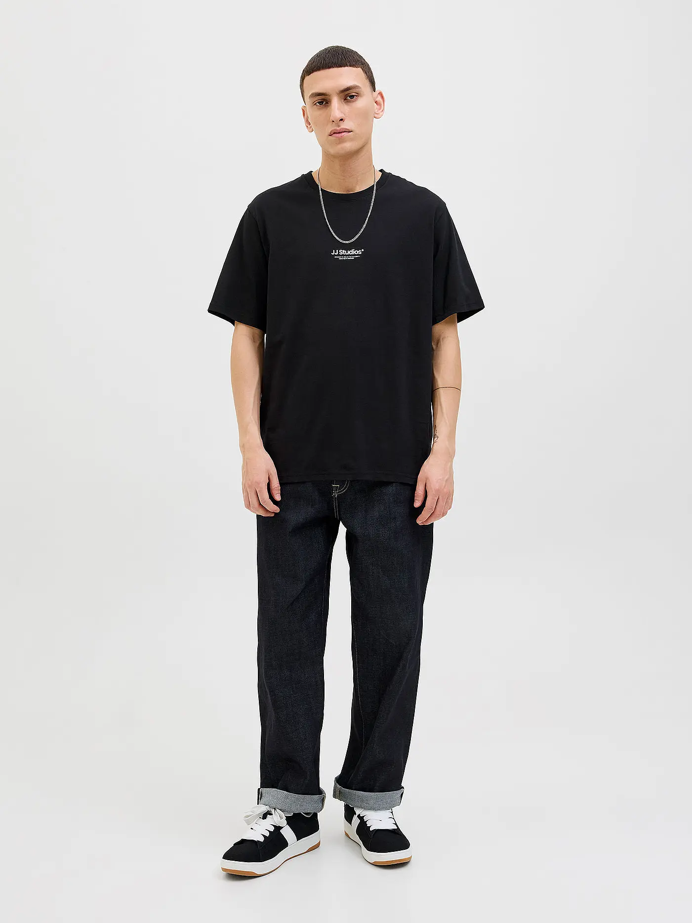 JACK & JONES | T-Shirt JJESOHO | schwarz